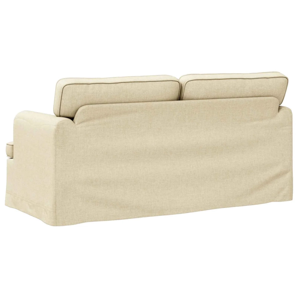 Divano Crema 162 x 80 x 85 cm Tessuto 42024495