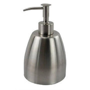 Trade Shop - Dispenser Porta Sapone Liquido Portasapone In Metallo Satinato Elegante 69457 -