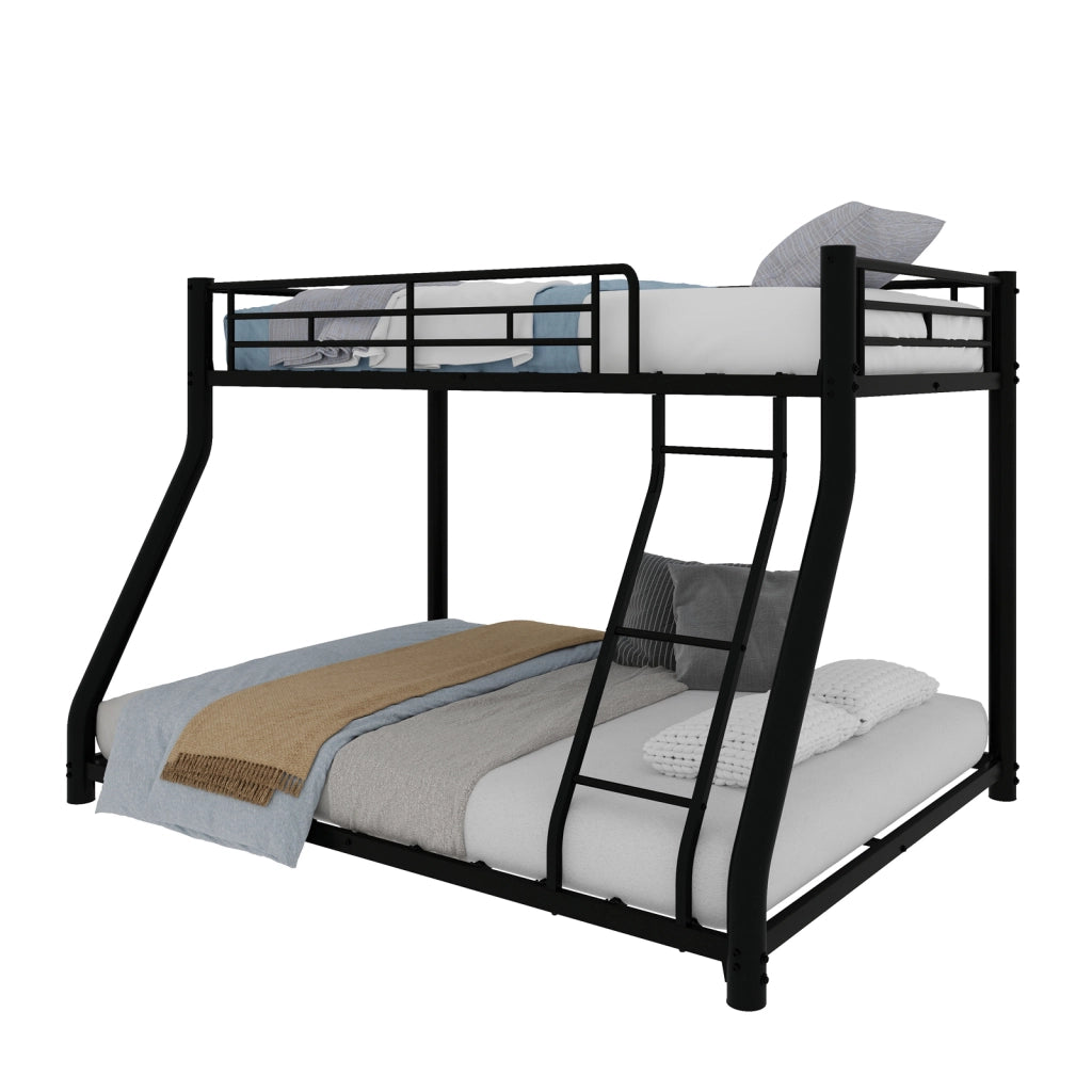 LETTO a castello 90x190/140x190 cm Ferro Nero