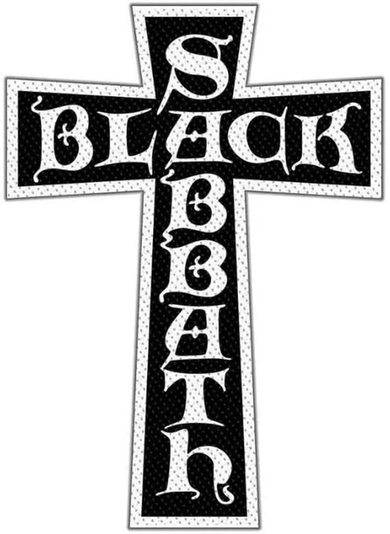 Patch per Abbigliamento - 10x7 cm - Patch Tessuto - Black Sabbath - Ufficiale - da Applicare con la Maglia - Applicazione con la Maglia