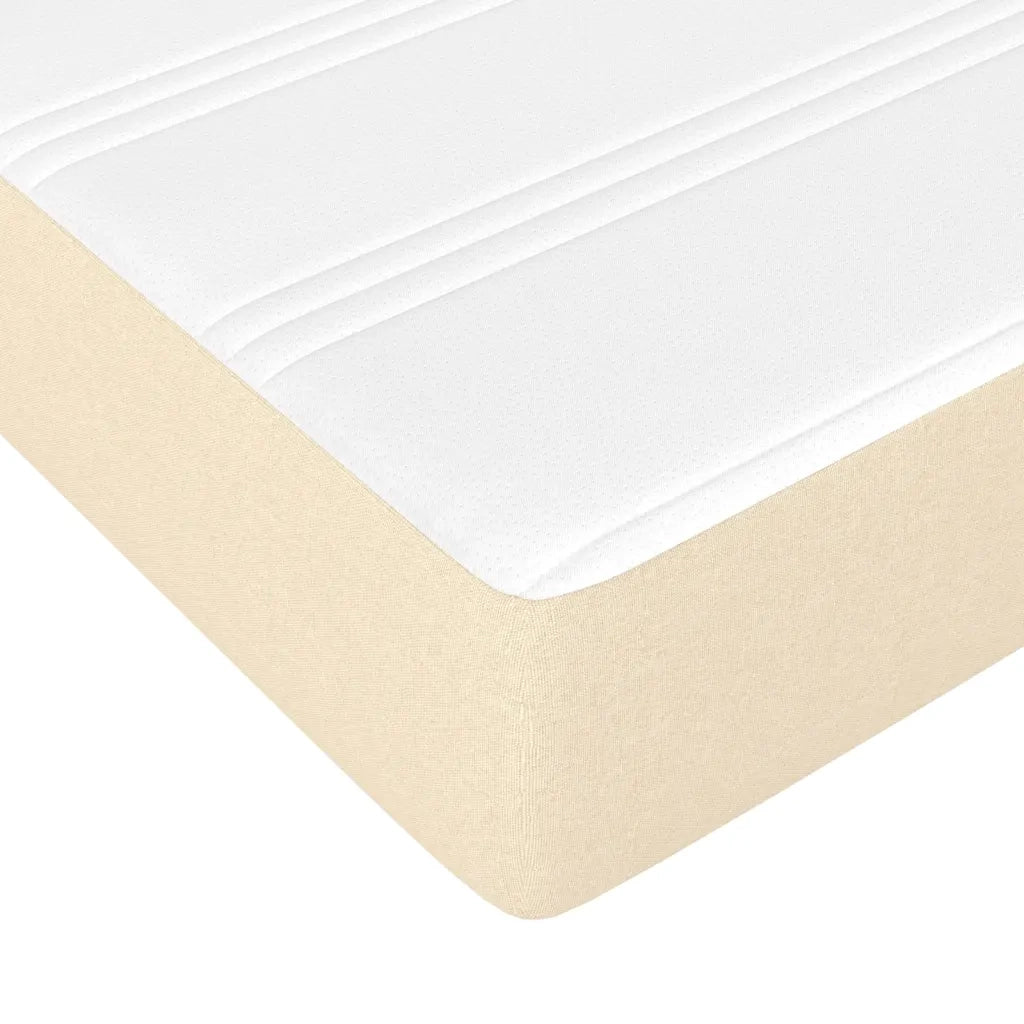 Materasso a Molle Insacchettate Rigidità Media Crema 160x200x20 cm 347819