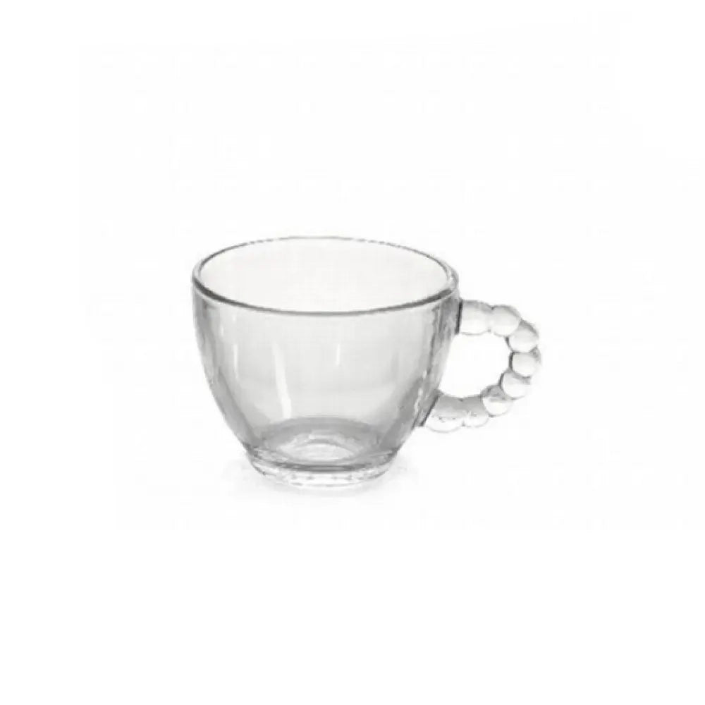 Set 6 tazzine caffe in vetro Pearls Aurea cc100