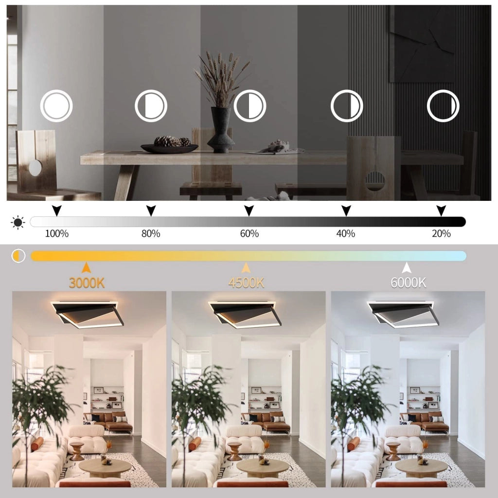 ZMH Lampada da soffitto LED da 40 cm dal design moderno