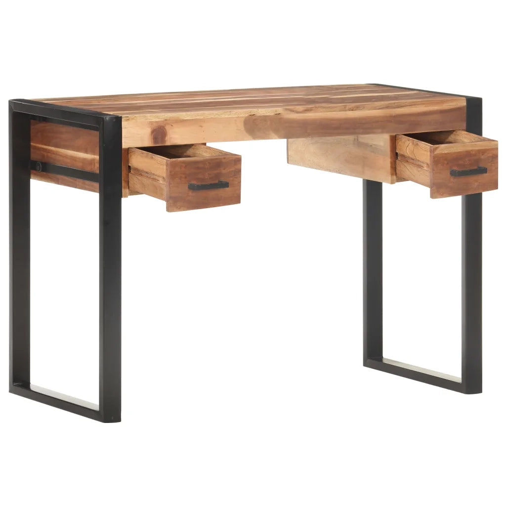 Scrivania 110x50x76 cm in Legno Massello 321550
