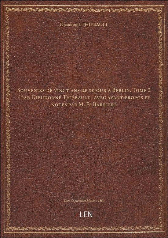 Souvenir di Berlino - Edizione 1860