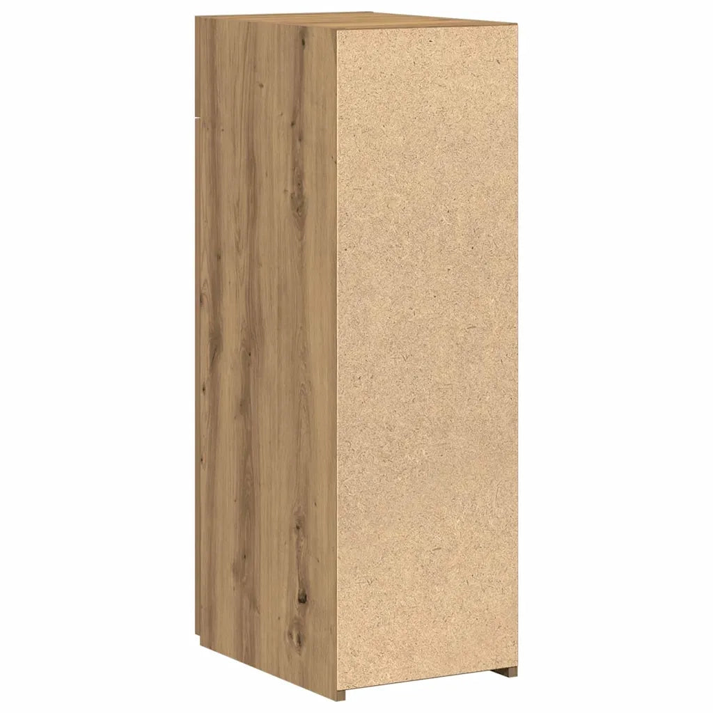 Credenza | Madia | Buffet da pranzo | Armadio da pranzo con cassetto Rovere artigianale 30 x 42,5 x 93 cm
