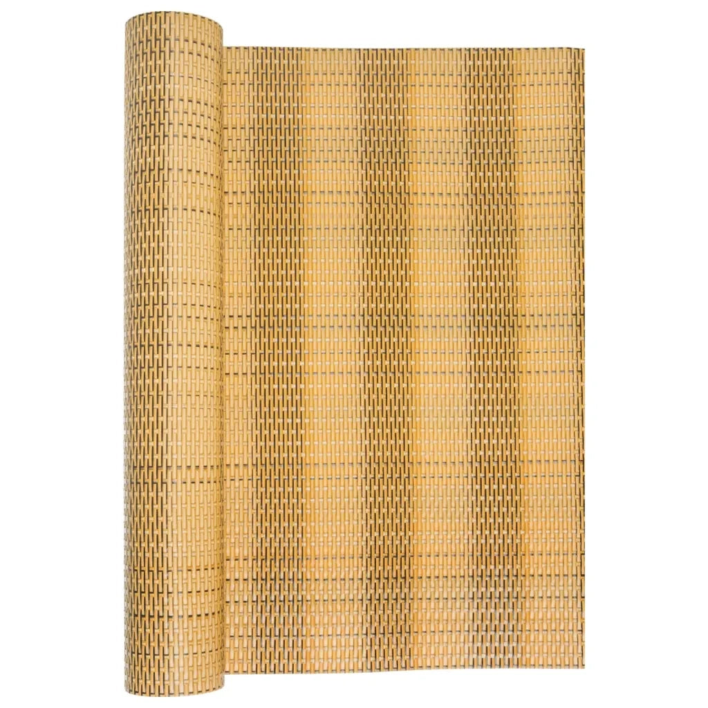 Paravento da Balcone Marrone Chiaro 300x90 cm in Polyrattan 156266