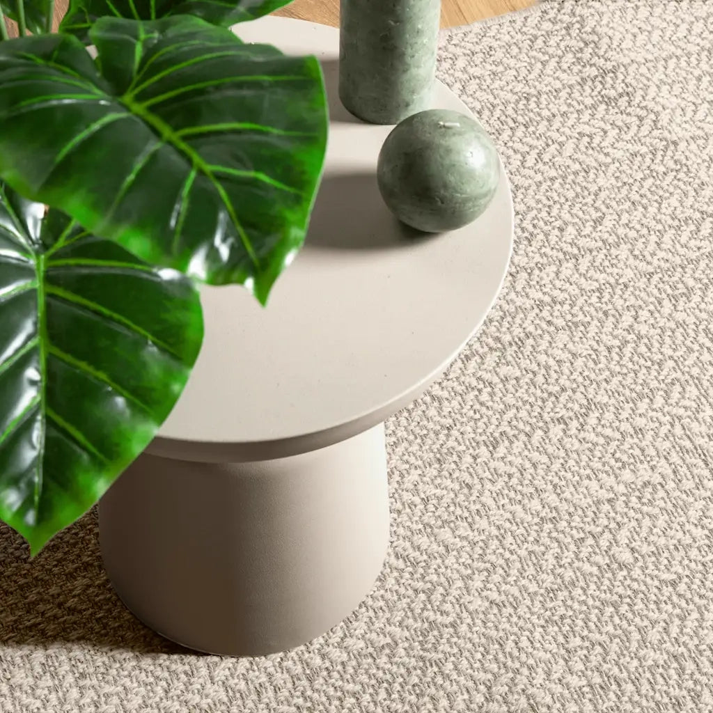 Tappeto del soggiorno | Tappeto ZIZUR Crema 80x150 cm Aspetto Iuta Interni ed Esterni