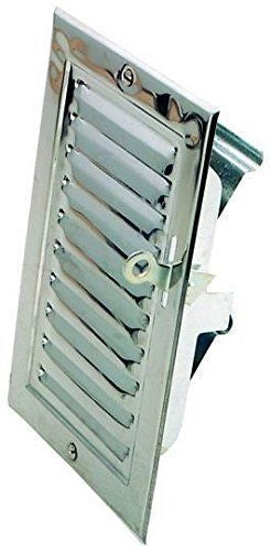 Officine Toffolutti 27740-12 Portina di Ventilazione Inox con Tapparella Rettangolare 120x190 mm