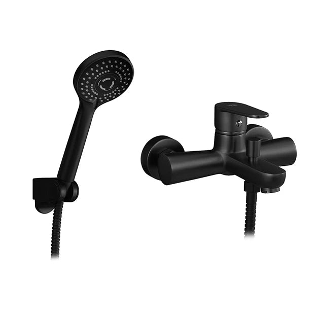 Miscelatore monocomando vasca DH Nichel Nero Spazzolato