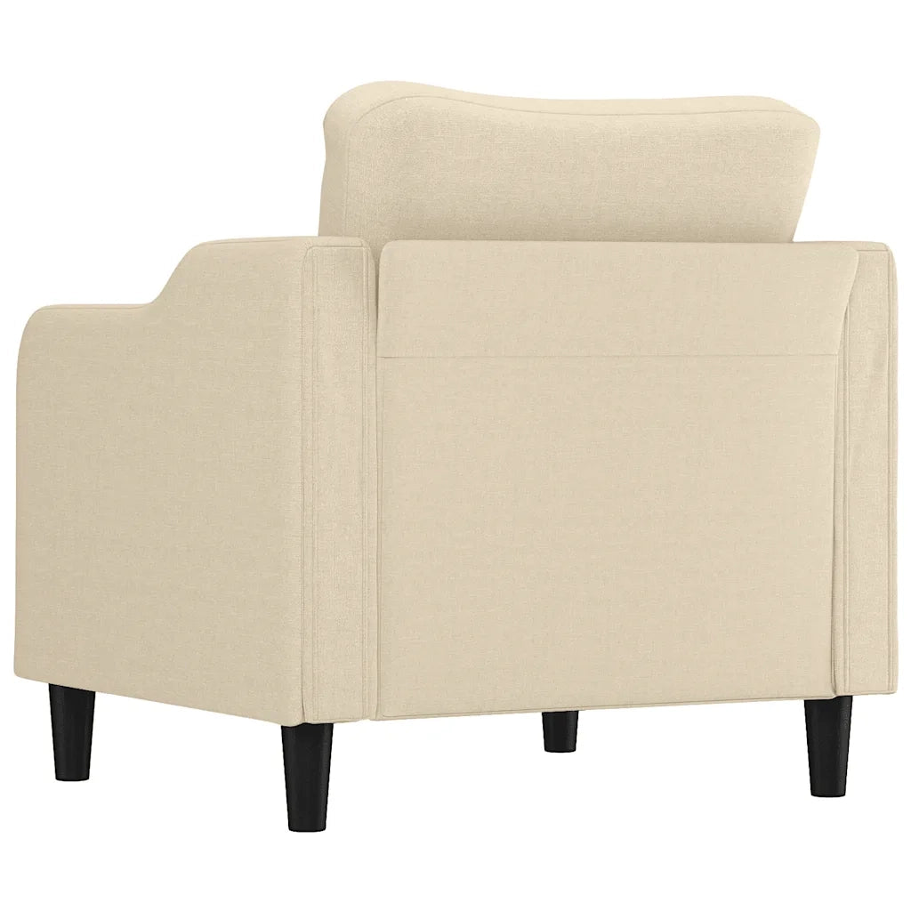 Poltrona Crema 60 cm in Tessuto 359345