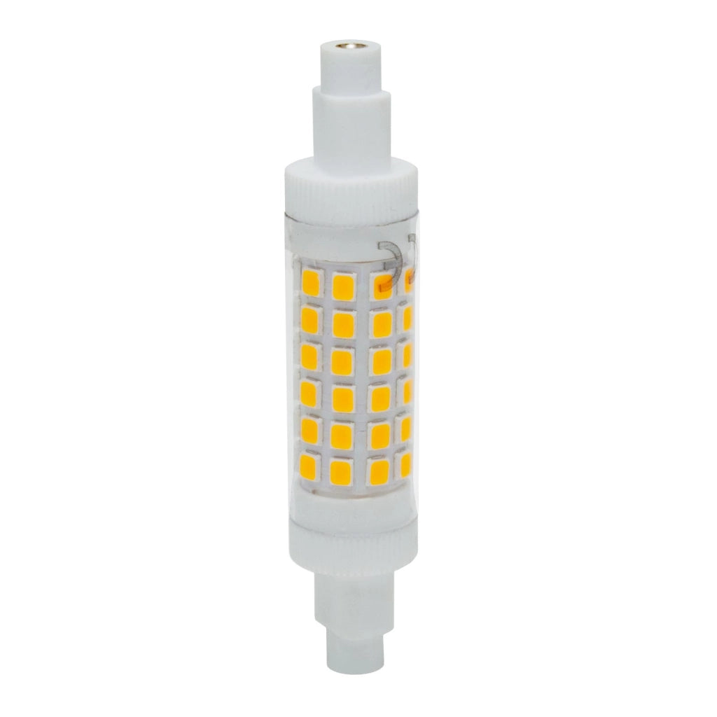 Lampadina attacco R7S LED lampada 5W 480 lumen 78mm luce diffusa 360 gradi 230V 3000K