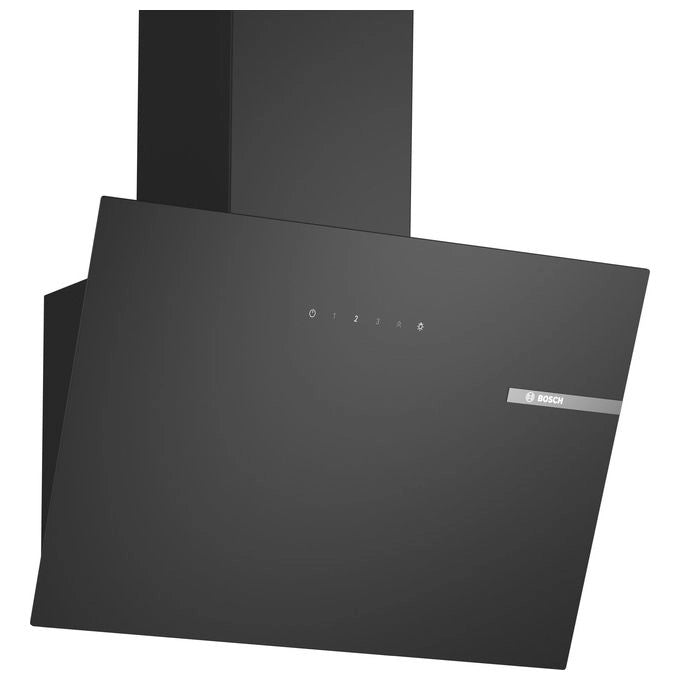 Bosch Serie 2 DWK65DK60 Cappa a parete 60 cm Vetro nero Classe A