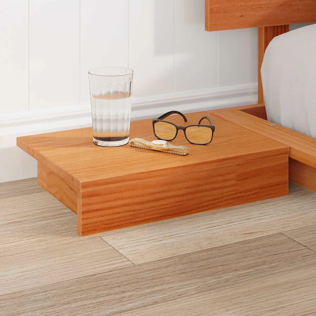 Struttura del letto Marrone 200 x 200 cm legno 872388