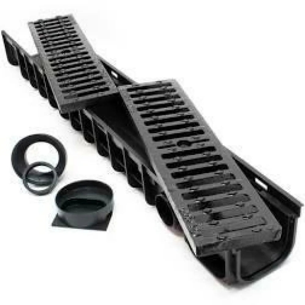 Canaletta Top Abs 13X100 H.15 Con Griglia Ghisa (2Pz) C250 B019B