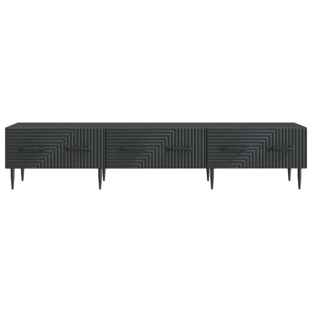 Mobile TV | Armadietto TV | Mobile Porta TV Nero 147 x 34,5 x 30 cm Legno ingegnerizzato