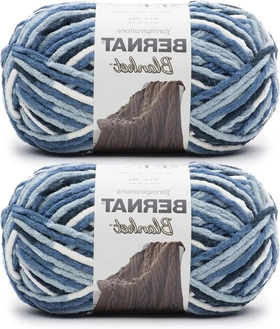 Panno a maglia Faded Blues - 2 Conti