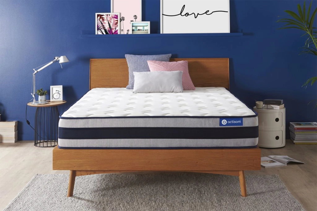 Materasso Actiflex ergo 130x200cm - Spessore : 24cm - Molle insacchettate e memory foam - Rigido