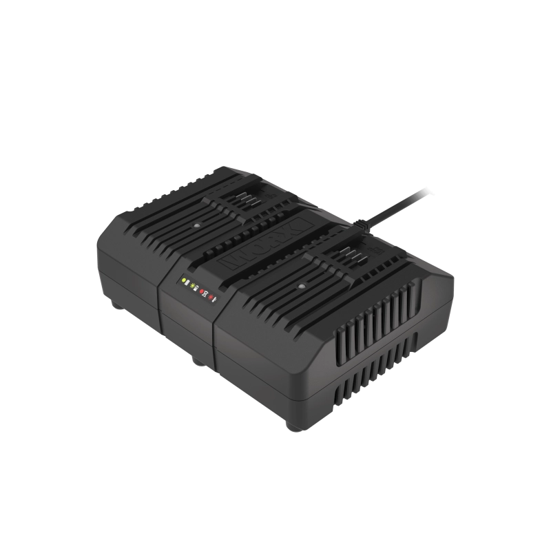 Caricabatterie doppio rapido WA3883 per batterie 20V PowerShare ricarica simultanea utensili elettrici - Worx