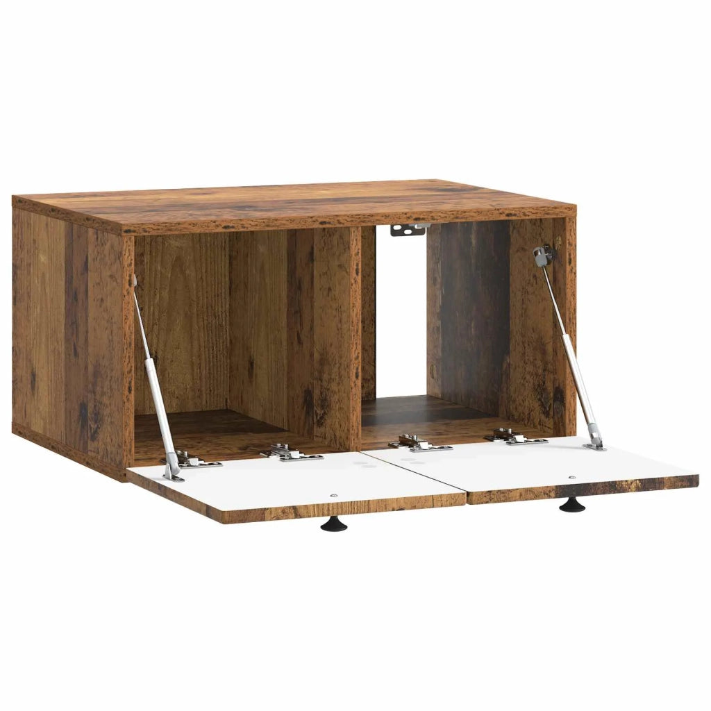 Mobile TV da Muro | Armadietto TV | Mobile Porta TV Legno antico 59,5 x 41 x 30 cm