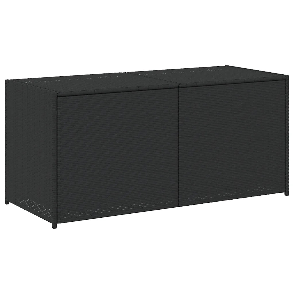 Contenitore da Giardino Nero 283L in Polyrattan CFW3109596