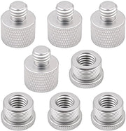 Set di 8 adattatori a viti per stand per microfono