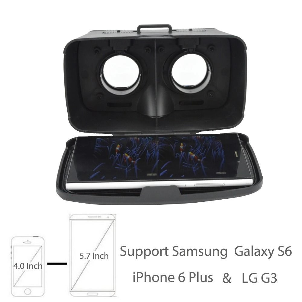 Trade Shop - Occhiali Maschera Headset 3d Per Smartphone Vrbox Realtà Virtuale Game -