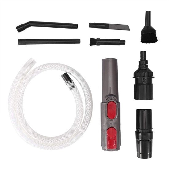 Set di pulizia mini per veicoli - Adattatore in plastica - Funzionalità multipla - Ideale per veicoli - Compatta e portatile
