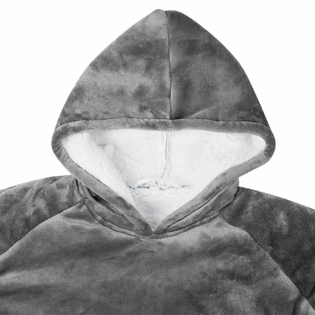 Felpa coperta Grigio scuro M Pile e Flanella 42017191