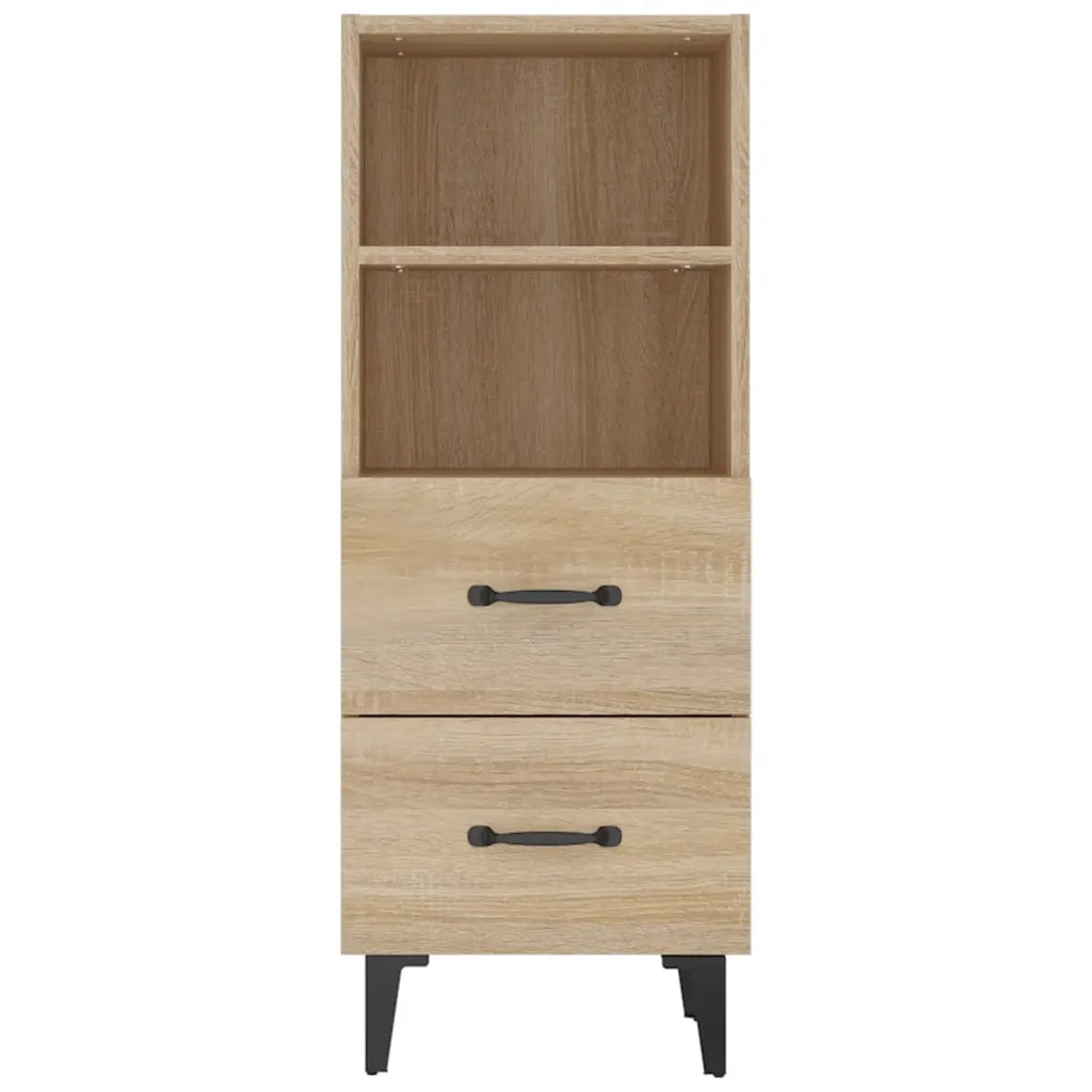 Credenza-Buffet-Armadio da cucina Rovere Sonoma 34,5x34x90 cm in Legno Multistrato 885014