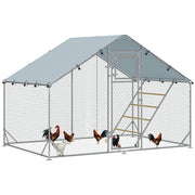 Recinto per Galline 6m2 ¨C Minimal ¨C Argento 3x2x1.9m