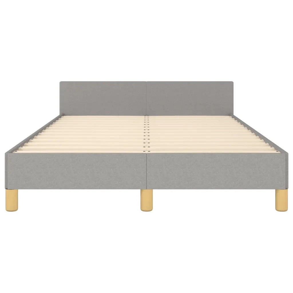 Giroletto senza Materasso-Struttura Letto Grigio Chiaro 120x200 cm Tessuto 152875