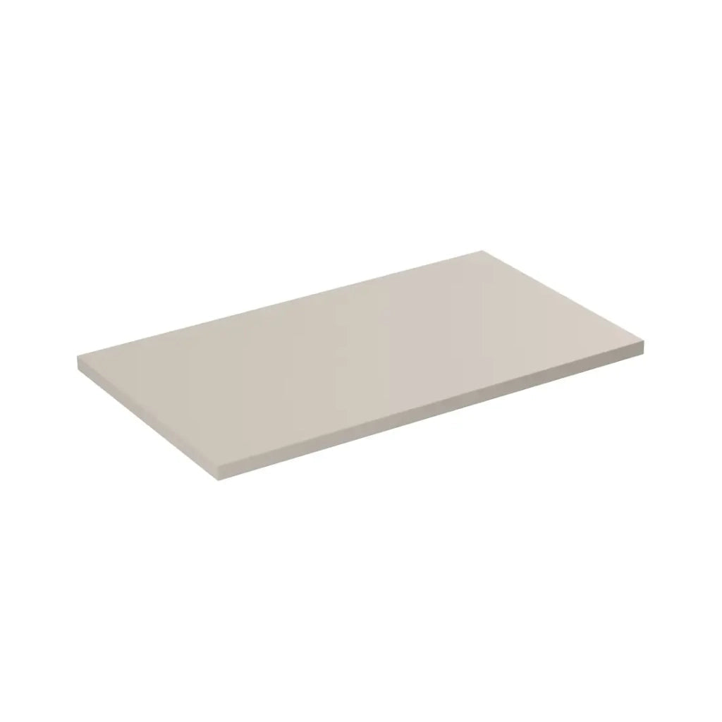 Piano lavabo BELLA 80 cm - Colore marrone congo - Finitura opaca per mobile sospeso