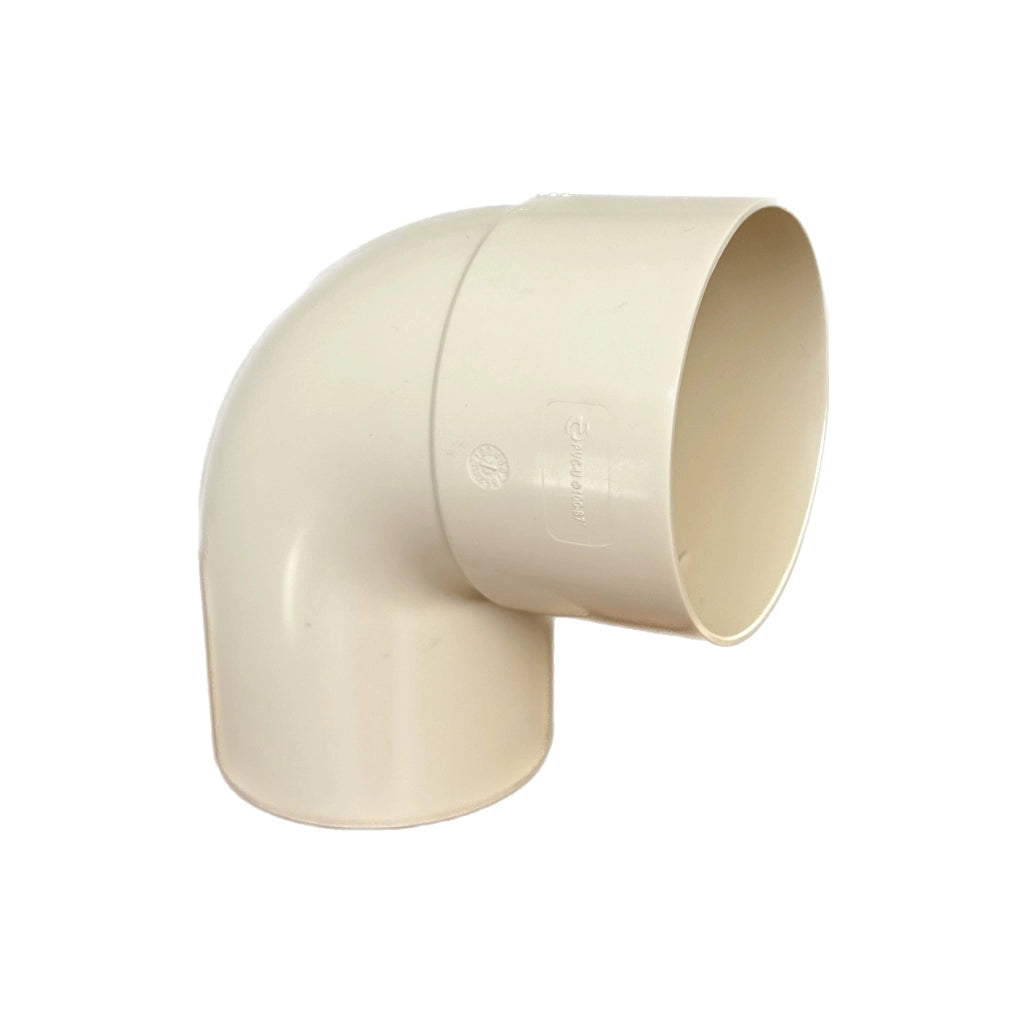 Curva 87.30° in pvc : Colore - Avorio, Diametro - 32