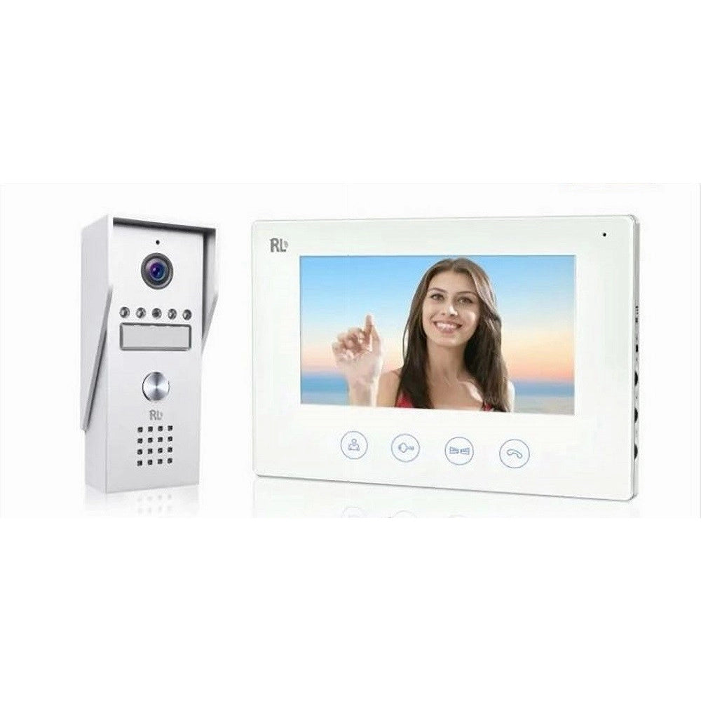 Trade Shop - Kit Videocitofono Wifi Monofamiliare Smart Monitor 7" Wireless 2 Fili App Sd-b17 -