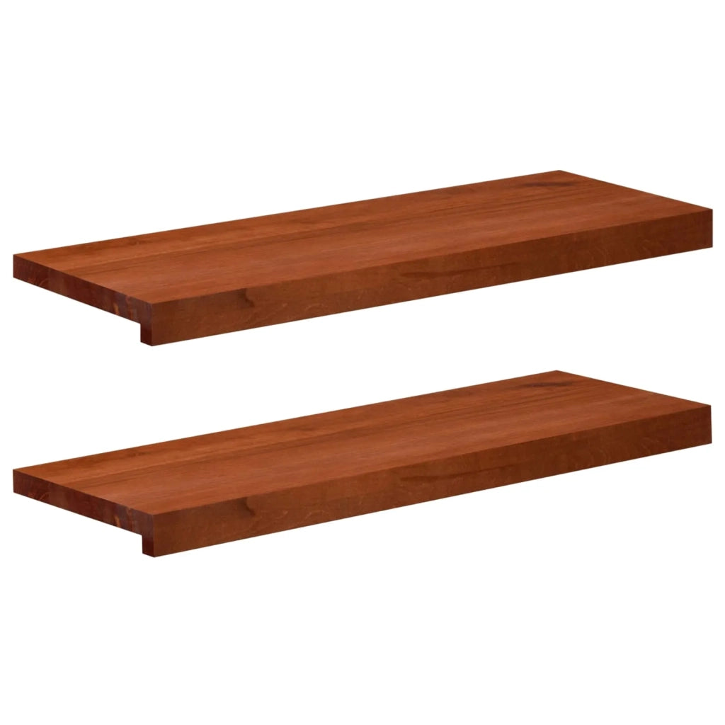 Tappeti per scale 2 pz 70 x 30 x 2 cm Marrone 3446154