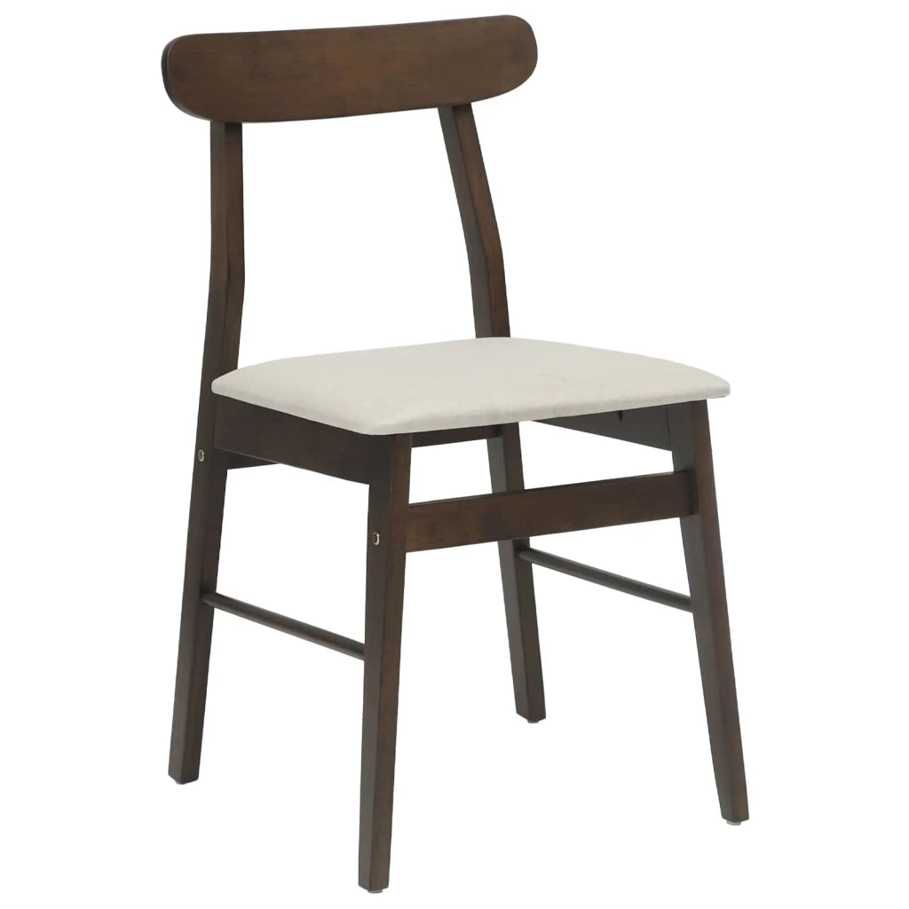 Sedia da pranzo 2 pcs Marrone Scuro e Chiaro 42020483