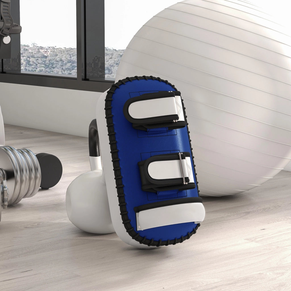 Pao Muay Thai Imbottito per Braccio ¨C Xylo ¨C PU e EPE con Cinghie, 38x20x18 cm, Blu