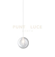 SOSPENSIONE BIANCO 3 LUCI TONDA VETRI TR + 2X BF 1184BI-S3 T-BT