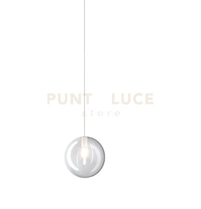 SOSPENSIONE BIANCO 3 LUCI TONDA VETRI TR + 2X BF 1184BI-S3 T-BT