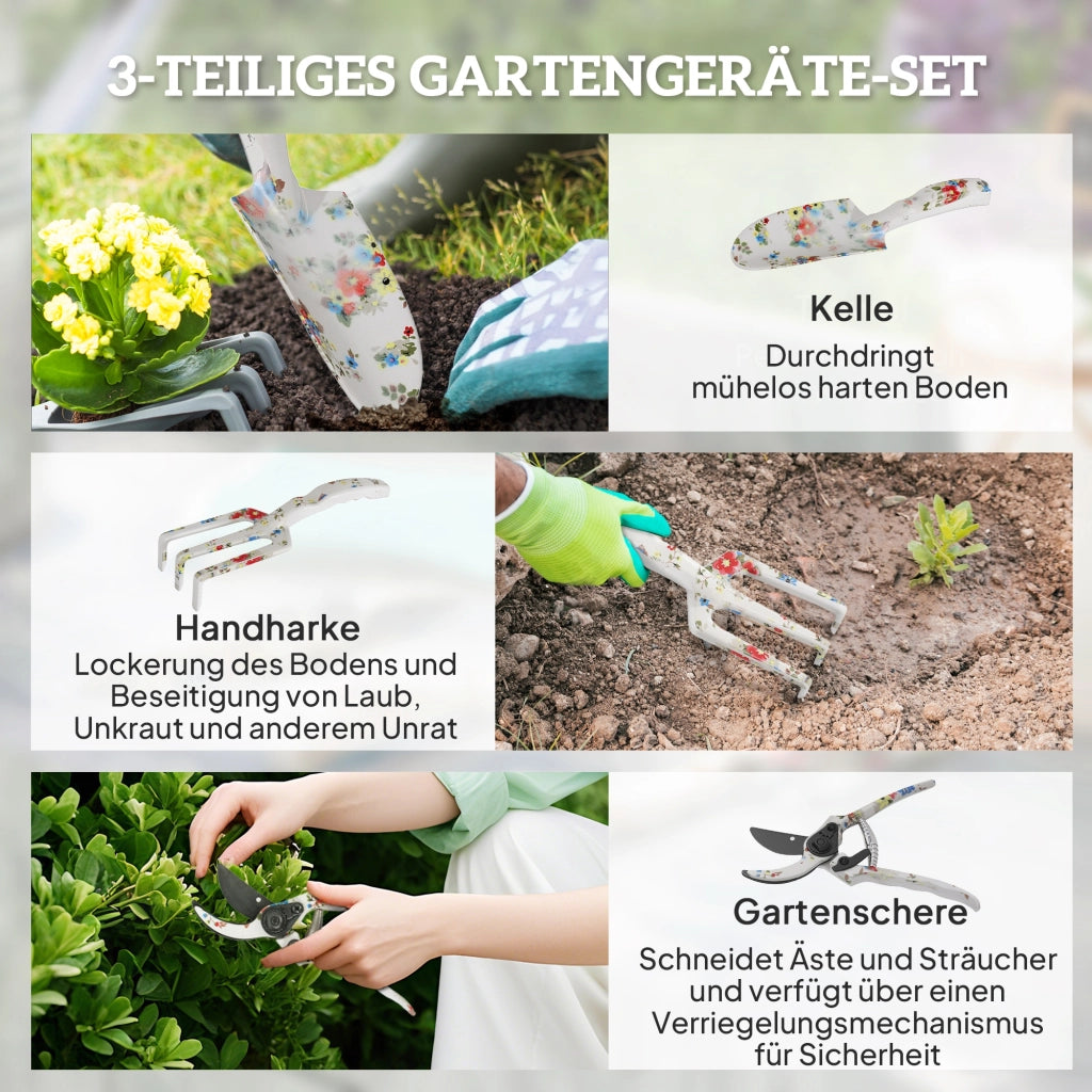 Set Giardino 3 Pezzi ¨C Minimal ¨C Metallico
