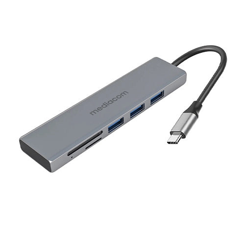 HUB USB-C 3PORTE USB 3/CARDREADE