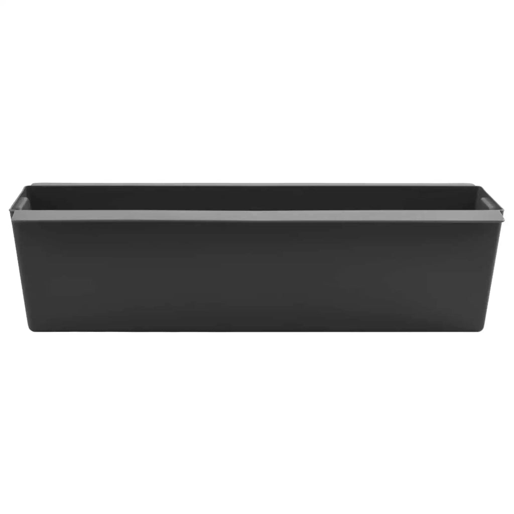 Fioriere per Euro pallet 12 pcs Nero 36 x 13,5 x 9,5 cm 42037205