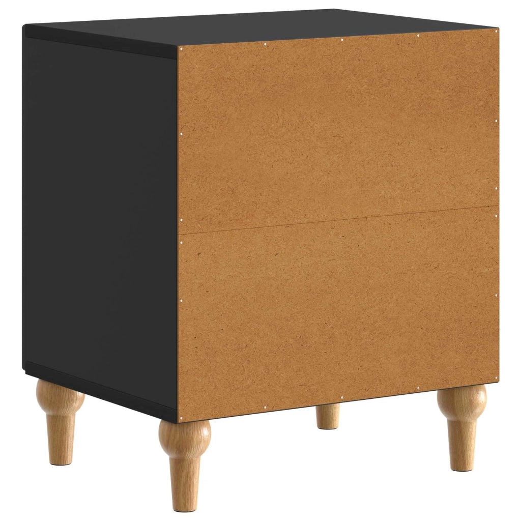 Armadio da Notte 2 pcs Nero 43 x 34,5 x 50 cm 894108