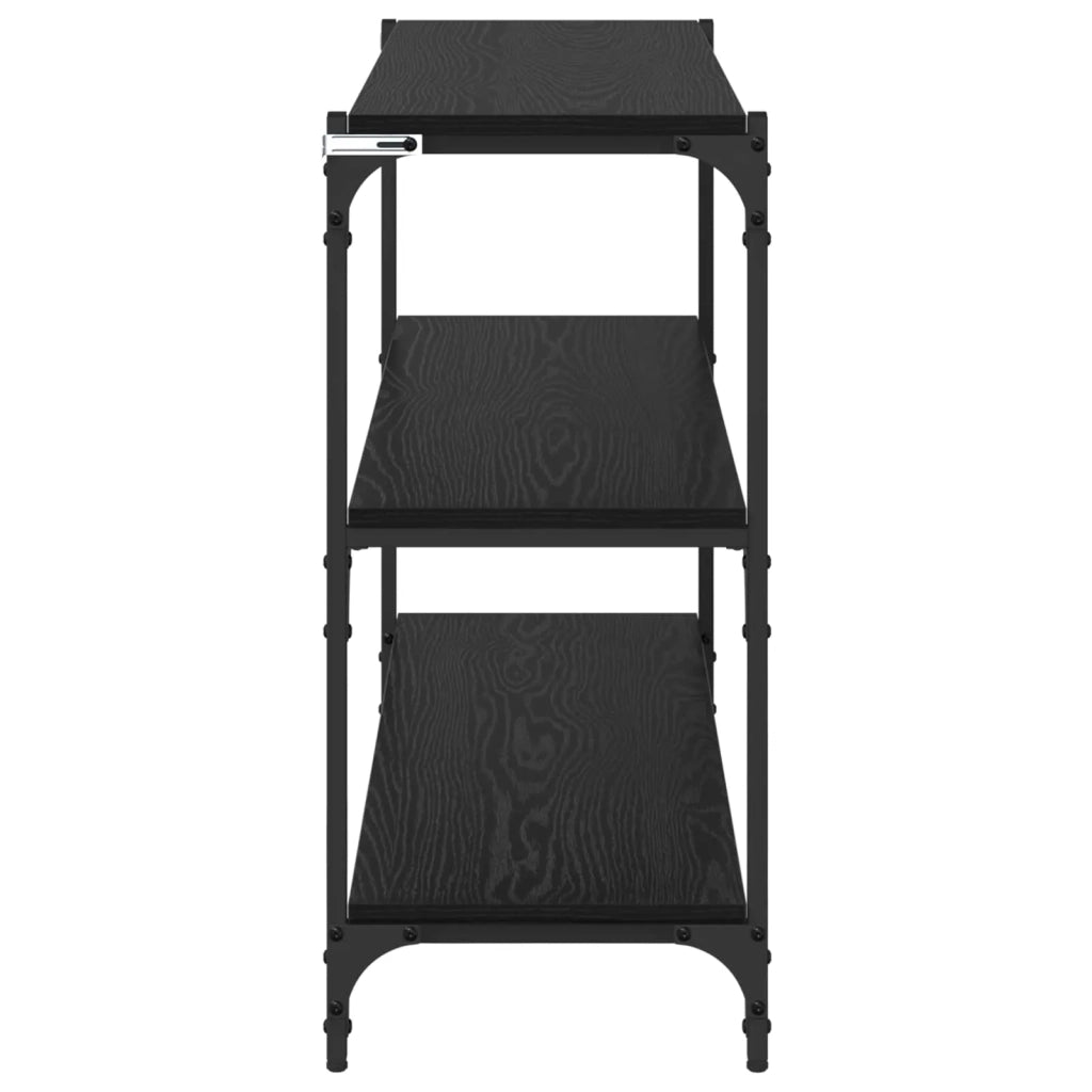 Armadio per Libri Rovere nero 100 x 33 x 70,5 cm 881116