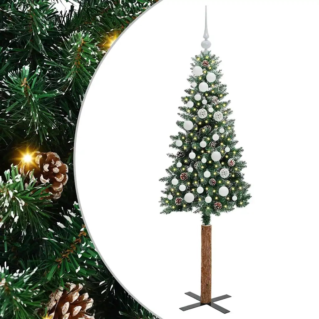 Albero di Natale | Decorazioni natalizie snodato con 150 LED con supporto Verde 150 cm