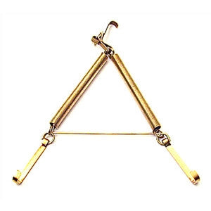 BL APPENDIPIATTI A MOLLA OTTONATO 12X16 CM (PZ.2)- DIESSE- 6,0 blister