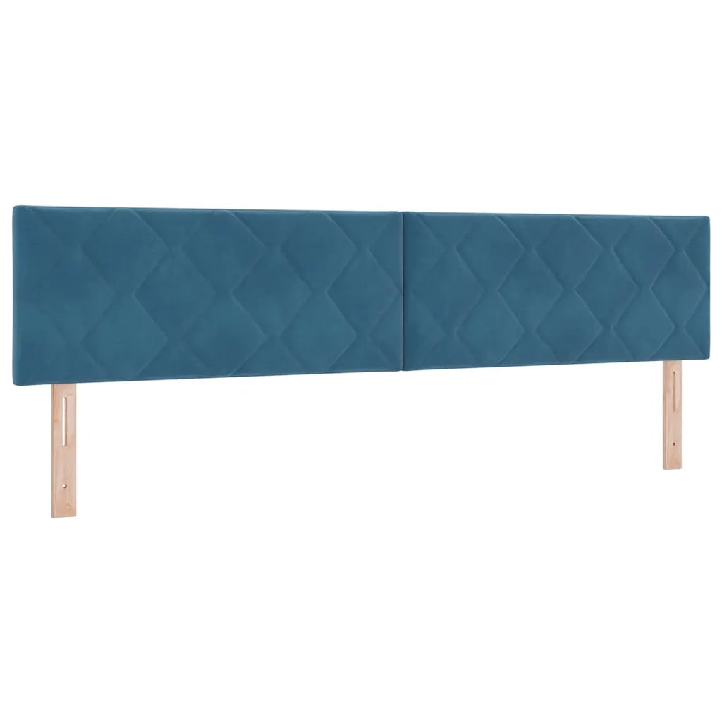 Testiera | Testata Blu Scuro 200 cm Velluto