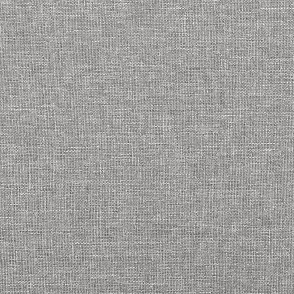 Panca 100 x 30 x 30 cm tessuto grigio chiaro 02_0010682