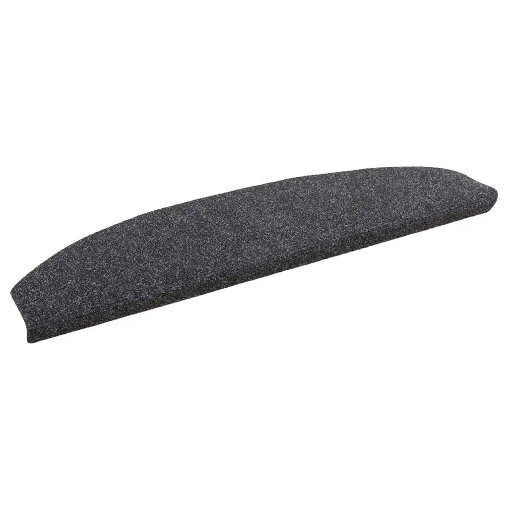 Tappetini per scale autoadesivi 15 pz | Gradini per Scale Grigio Scuro